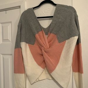 ✨twisted front sweater✨